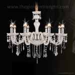 Đèn Chùm Pha Lê Nến Cao Cấp UCN8114-8 Ø700