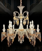 đèn chùm pha lê nến CN8142, đèn chùm phong cách baccarat