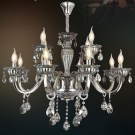 đèn chùm pha lê nến trang trí phòng khách cn8150-12, mẫu đèn trang trí phòng khách giá rẻ