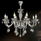 đèn chùm pha lê nến giá rẻ, đèn chùm pha lê nến trang trí phòng khách