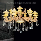 Đèn Chùm Pha Lê Nến E1-126