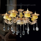 Đèn Chùm Pha Lê Nến E1-128