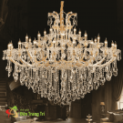 Đèn chùm pha lê trang trí khách sạn, đèn chùm pha lê nhà hàng tiệc cưới