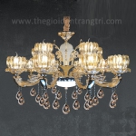Đèn Chùm Pha Lê Nến Phòng Khách UCN5099-15 Ø1000