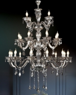 Đèn Chùm Pha Lê Nến Phòng Khách Thông Tầng UCN8150-24