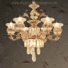 Đèn Chùm Pha Lê Nến Tân Cổ Điển E1-1