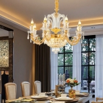 Đèn Chùm Nến Pha Lê Trang Trí Phòng Ăn UCN1287-8