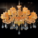 đèn chùm trang trí thông tầng, Đèn trang trí phòng khách, Mẫu đèn trang trí phòng khách