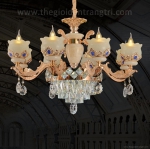 Đèn Chùm Pha Lê Nến Phòng Khách UCN1778-8 Ø780