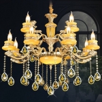 Đèn Chùm Pha Lê Nến Trang Trí Phòng Khách UCN6118-12 Ø700