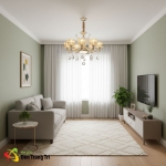 Đèn Chùm Pha Lê Nến Trang Trí Phòng Ngủ UCN5099-6 Ø600