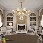 Đèn Chùm Pha Lê Nến Tân Cổ Điển UCN8322-15 Ø1000