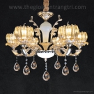 Đèn chùm pha lê nến CN5099-6, đèn chùm trang trí phòng khách đẹp, đèn trang trí phòng ngủ