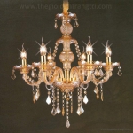 Đèn Chùm Pha Lê Nến Trang Trí Phòng Ngủ UCN8117-6 Ø600