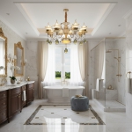 Đèn Chùm Pha Lê Nến Trang Trí Phòng Khách UCN8322-8 Ø800