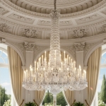 Đèn Chùm Pha Lê Trang Trí Sảnh Thông Tầng KH-DC8155T75