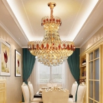 Đèn Chùm Pha Lê Phòng Khách Cổ Điển NC9881 Ø600