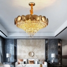 đèn trang trí phòng khách, đèn chùm pha lê hiện đại, đèn chùm pha lê phòng khách CFL132