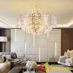 Đèn Chùm Pha Lê Phòng Khách Hiện Đại TH8033 Ø600