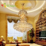 Đèn Chùm Pha Lê Phòng Khách Tân Cổ Điển NC8047 Ø600
