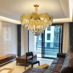 Đèn Chùm Pha Lê Trang Trí Phòng Khách Nhỏ NA-TPL8237 Ø600 