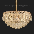 đèn chùm pha lê K9, đèn chùm trang trí biệt thự, đèn chùm phòng khách TPL8897T800