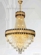 Đèn chùm thông tầng pha lê hiện đại CFL263, đèn chùm thông tầng đẹp, đèn chùm thông tầng phòng khách