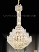 Đèn chùm pha lê thông tầng phòng khách SN8101