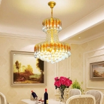 Đèn Chùm Pha Lê Tân Cổ Điển EU-CFL45 Ø450