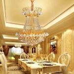 Đèn Chùm Pha Lê Phòng Khách Nhỏ NC9870 Ø600