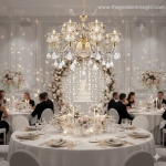 Đèn Chùm Pha Lê Nến Trang Trí Phòng Khách UCN6605-15 Ø1000