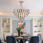 Đèn Chùm Pha Lê Phòng Khách Hiện Đại E2-161 Ø750