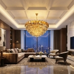 Đèn Thả Pha Lê Phòng Khách Hiện Đại Sang Trọng NC8003A Ø600