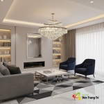 Đèn Chùm Pha Lê Phòng Khách Hiện Đại KH-TPL691T650