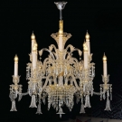 đèn chùm pha lê phòng khách cao cấp CNQT402, đèn chùm pha lê phòng khách