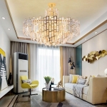 Đèn Chùm Pha Lê Phòng Khách Hiện Đại TH8033 Ø600