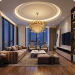 Đèn Thả Pha Lê Phòng Khách Hiện Đại Sang Trọng NC8003A Ø600