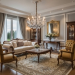 Đèn Chùm Pha Lê Nến Trang Trí Phòng Ăn UCN8127-8 Ø720