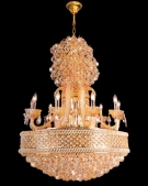 đèn chùm pha lê tân cổ điển CFL13, đèn chùm trang trí tân cổ điển, đèn trang trí phòng khách