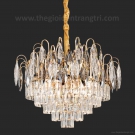 đèn chùm pha lê TH8552, đèn chùm trang trí phòng khách hiện đại