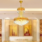 Đèn Chùm Pha Lê Tân Cổ Điển EU-CFL45 Ø450