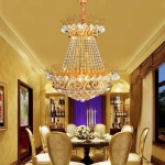 Đèn Chùm Pha Lê Phòng Khách Nhỏ NC9870 Ø600