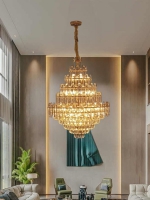 Đèn Chùm Pha Lê Thông Tầng Hiện Đại KH-TPL8088 Ø800