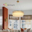 Đèn thả trần pha lê hiện đại TPL1100T800, đèn thả pha lê phòng khách