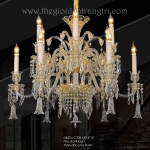 Đèn Chùm Pha Lê Nến Phong Cách Baccarat CNQT402 Φ800