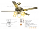 Đèn Chùm Quạt Cánh Kim Loại QVifa05-21