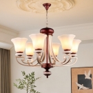 đèn chùm cổ điển VRG3048-6, đèn chùm cổ điển giá rẻ VRG3048-6, đèn chùm trang trí phòng khách VRG3048-6