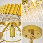 Đèn Chùm Pha Lê Phòng Khách Hiện Đại AU-TPL17020 Ø800