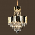 Đèn trang trí trần phòng khách, đèn chùm thông tầng pha lê, đèn chùm thông tầng phòng khách