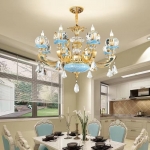 Đèn Chùm Nến Trang Trí Phòng Khách NA-CN8815-8 Φ820